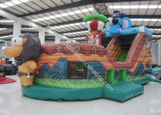 Elephant Inflatable Pirate Ship Bouncer Animals Pirate Boat Silk Printing hot sale φουσκωτά ζώα πειρατικό σκάφος