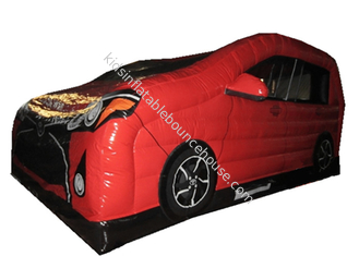 Μικρό PVC κόκκινο αυτοκίνητο φουσκωτό bouncer ψηφιακή ζωγραφική νέο φουσκωτό άλμα αυτοκινήτου για παιδιά κάτω των 7 ετών για νηπιαγωγείο