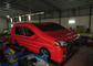 Μικρό PVC κόκκινο αυτοκίνητο φουσκωτό bouncer ψηφιακή ζωγραφική νέο φουσκωτό άλμα αυτοκινήτου για παιδιά κάτω των 7 ετών για νηπιαγωγείο