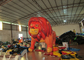 Φουσκωτές διαφημιστικές πινακίδες εμπορικής κινουμένων σχεδίων ψηφιακή ζωγραφική Giant Inflatable Lion για έκθεση