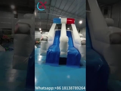 Προσαρμοσμένα φουσκωτά διαφάνειες πίσω από την αυλή