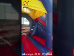 Εξωτερικό Bounce House φουσκωτό Bouncer Combo με Slide Hero Spiderman Θέμα καρτούν