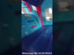 Νέο Toddler Bouncy Castler PVC φουσκωτός bouncer combo με διαφάνεια SpidermMan θέμα καρτούν