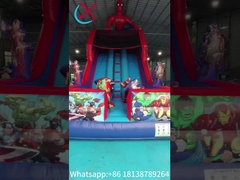 Πυροβόλο ξηρό διαφωτιστικό Spiderman Hero Cartoon Πυροβόλο διπλό διαφωτιστικό κάστρο για παιδιά και ενήλικες
