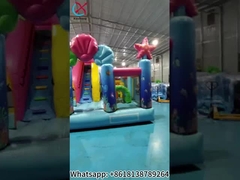 Πυροβόλο Ocean Bouncy House με Slide Combo Πυροβόλο Caslte Για Παιδιά