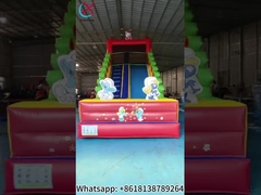 Τα Στρουμφάκια Φουσκωτά Ξηρά Σλάιντ Φουσκωτά Αναπηδικά Κάστρα για Παιδιά