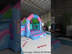 Πυροβόλο Lilo & Stitch Bouncy House με συνδυασμό διαφάνειας