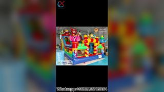 Προσαρμοσμένο Cartoon Bounce House Slide Combo για ενοικίαση επιχειρήσεων