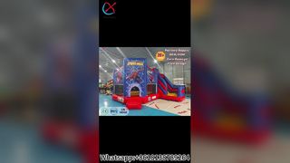 Διασκεδαστικό πάρτι με διαφάνειες SpiderMan Bounce House!