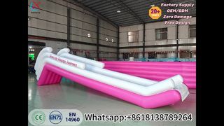 Ροζ Φουσκωτό Yacht Water Slide Luxury Fun