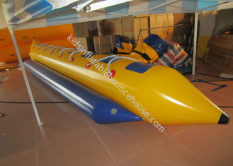 Διογκώσιμη βάρκα μπανανών παιχνιδιών νερού, λίμνη &amp; διογκώσιμα πετώντας ψάρια 6,4 X 1.31m ακτών