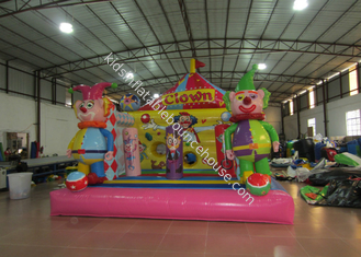 Φουσκωτά Clown Baby Bounce House , Indoor Games Toddler Bouncy Castle 5 X 5m