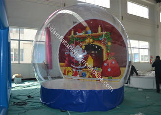 Διαφημιστική σφαίρα Inflatables ναυπηγείων Χριστουγέννων, διογκώσιμες υπαίθριες διακοσμήσεις Χριστουγέννων