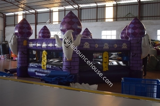 Διασκεδαστικά φουσκωτά αθλητικά παιχνίδια / Ενδιαφέροντα Halloween Round Inflatable Whac - A - Mole Games