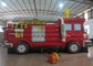 Funny Firetruck Inside Bounce House, Νηπιαγωγείο Baby Indoor Inflatable Bouncer