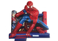 Εμπορικό θέμα Spiderman για ενήλικες και παιδιά Φουσκωτό κάστρο σπιτιών αναπήδησης με εμπόδια και μικρό τούνελ