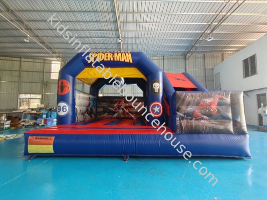 Εξωτερικό Bounce House φουσκωτό Bouncer Combo με Slide Hero Spiderman Θέμα καρτούν
