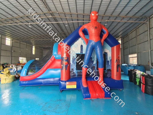 Κατασκευή Bouncy Castler Inflatable Bouncer Combo With Slide SpidermMan Κάστρο