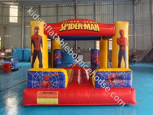 Νέο σχεδιασμό φουσκωτό άλμα σπίτι Spiderman ήρωας καρτούν φουσκωτό τραμπολίνο άλμα σπίτι κάστρο για παιδιά