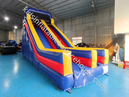 Εμπορικά 0,55mm pvc Tarpaulin Γίγαντες φουσκωτές διαφάνειες εξωτερικές φουσκωτές υδάτινες διαφάνειες κάστρο για παιδιά και ενήλικες