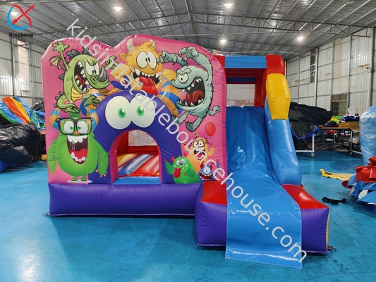Εμπορικό φουσκωτό Bug Bouncy House με διαφάνειες φουσκωτό φουσκωτό κάστρο