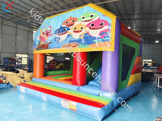 Πνευματώδης Bouncer Jumping Castle Slide Υποβρύχιος Κόσμος Θέμα Εμπορικό Bounce House