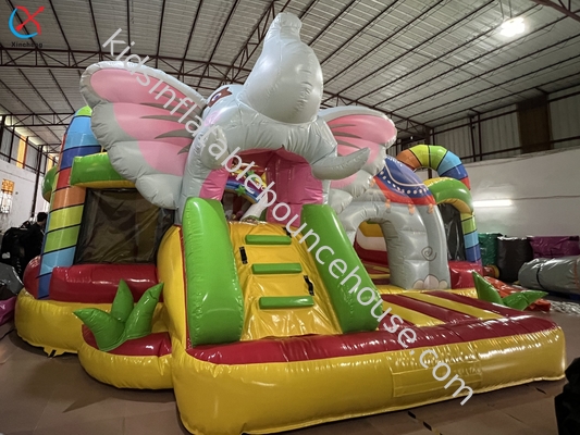 Κατασκευαστής Zoo Inflatable Fun City Φουσκωτό Σπίτι Αναπήδησης Διαφάνεια Κάστρο