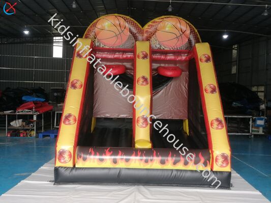 Εμπορικά φουσκωτά παιχνίδια μπάσκετ κρίση σταυρό παιχνίδι ρίψη διπλό χτύπημα