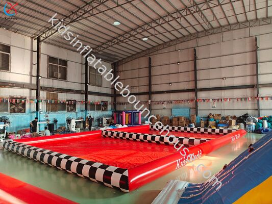 Εμπορική Πνευματώδης πισίνα Κόκκινη Πνευματώδης πισίνα για εξωτερικούς χώρους