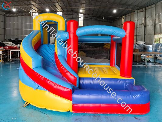 Μικρό μέγεθος φουσκωτό άλμα σπίτι με διαφάνεια Combo Twist διαφάνεια για παιδιά